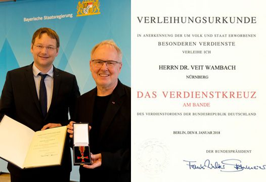 Verleihung des Verdienstkreuzes am Bande 2018